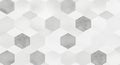 Geometric pattern of hexagons and rhombuses Royalty Free Stock Photo
