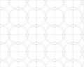Geometric Pattern of Intersecting Circles and Grid Lines abstract background Royalty Free Stock Photo
