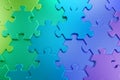 Geometric Pattern of a Jigsaw Puzzle Royalty Free Stock Photo