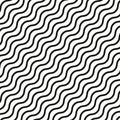 The geometric pattern of the lines, stripes. diagonal wave pattern of black stripes. Graphic modern pattern.