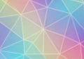 Geometric pattern with overlapping triangles in a pastel gradient Royalty Free Stock Photo