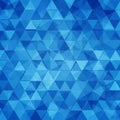 Geometric pattern with overlapping triangles in various shades Royalty Free Stock Photo