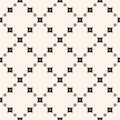 Geometric pattern with perforated squares in diagonal grid.