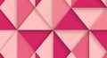 Geometric pattern with pink triangles and shapes Royalty Free Stock Photo