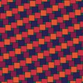 Geometric pattern. Pythagorean tiling. Squares tessellation. Repeated color checks ornament. Square, check shapes background.