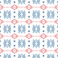 Geometric pattern with Scandinavian ethnic motifs