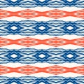 Geometric pattern with Scandinavian ethnic motifs