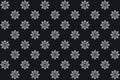 Geometric pattern seamless eight-pointed star line black and white