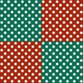 Geometric pattern seamless eight-pointed star white green red