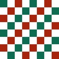 Geometric pattern seamless gingham green red