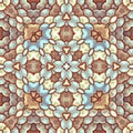 Geometric pattern Seamless retro color Royalty Free Stock Photo