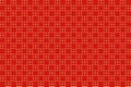 Geometric pattern seamless square stripes plus sign red Royalty Free Stock Photo