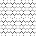 Geometric Pattern seamless and tileable black and white Royalty Free Stock Photo