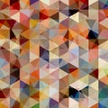 Geometric pattern, triangles vector background