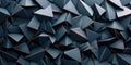Geometric pattern with triangular shapes creating a textured surface. AIG49. Royalty Free Stock Photo
