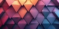 Geometric pattern with triangular shapes creating a textured surface. AIG49. Royalty Free Stock Photo