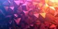 Geometric pattern with triangular shapes creating a textured surface. AIG49. Royalty Free Stock Photo