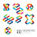 Geometric Patterns Vector Royalty Free Stock Photo