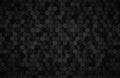Geometric polygons background, abstract black metallic wallpaper Royalty Free Stock Photo