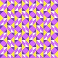 Geometric precision aesthetic, color block tessellation modern seamless vector patterns Royalty Free Stock Photo