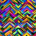 356 Geometric Prism: A modern and geometric background featuring a prism of geometric shapes in vibrant and harmonious colors th