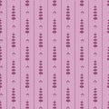 Geometric Purple Eucalyptus Striped Seamless Pattern Background Royalty Free Stock Photo