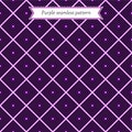 Geometric purple seamless pattern