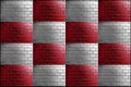 Geometric rectangular red and gray background