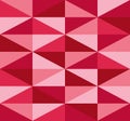 Geometric, red colour, seamless pattern