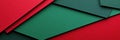 Geometric Red and Green Felt Texture Royalty Free Stock Photo