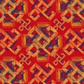 Geometric retungle print
