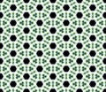 geometric round seamless green color water color pattern Royalty Free Stock Photo