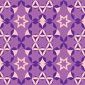 Geometric seamless background in lilac tones