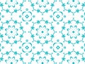 Geometric seamless background with shape abstract and kaleidoscope square repetition. Abstract white and Blue gradient background