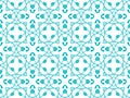 Geometric seamless background with shape abstract and kaleidoscope square repetition. Abstract white and Blue gradient background