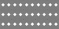 Geometric seamless black and white background with striped quadrangles. For the design of packaging, wallpaper, fabric, web. Visua