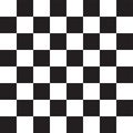 Geometric Seamless Chessboard Pattern With Squares. Black And White Tile Vector Illustration Royalty Free Stock Photo