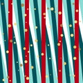 Geometric Seamless Christmas pattern. Background of colored stripes. Royalty Free Stock Photo