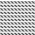 Geometric seamless monochrome pattern with parallelograms, squar