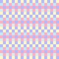 Geometric seamless pattern, abstract background. Checkered design, multicolored squares in pastel colors. For the of Royalty Free Stock Photo