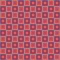 Geometric seamless pattern, abstract background. Checkered design, squares, optical illusion. For the of wallpaper Royalty Free Stock Photo