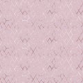 Geometric seamless pattern. Abstract background. Modern geometry texture. Repeated rose gold color lattice. Repeating glam geometr Royalty Free Stock Photo