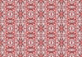 Geometric seamless pattern. Abstract mosaic for background, wallpaper, backdrop, banner, template, illustration and fabric. Red. Royalty Free Stock Photo