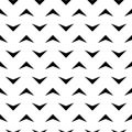 Geometric seamless pattern. Arrow background. Abstract texture. Repeating simple angular patern. Monochrome graphic shapes arrows Royalty Free Stock Photo