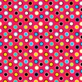 Geometric seamless pattern background polka dots Royalty Free Stock Photo