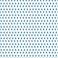 Geometric seamless pattern blue drops for design Royalty Free Stock Photo