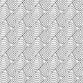 Geometric seamless pattern. Composition of linear elements Royalty Free Stock Photo