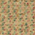 Geometric seamless pattern with a grunge texture