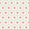 Geometric-seamless-pattern-of-hearts,-vector