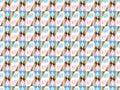 Geometric seamless pattern with hypnotic triangles Royalty Free Stock Photo